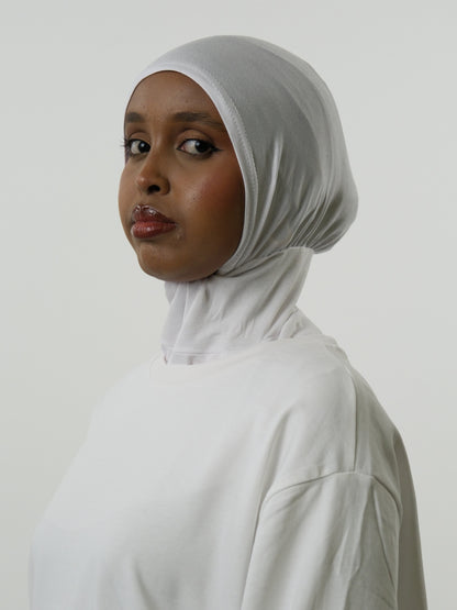 White Under Cap